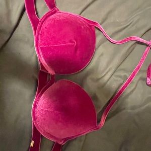 Velvet PINK push-up top 34C